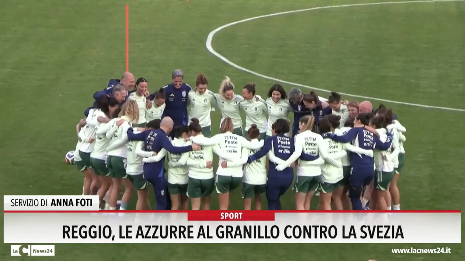 Reggio, le azzurre al Granillo contro la Svezia