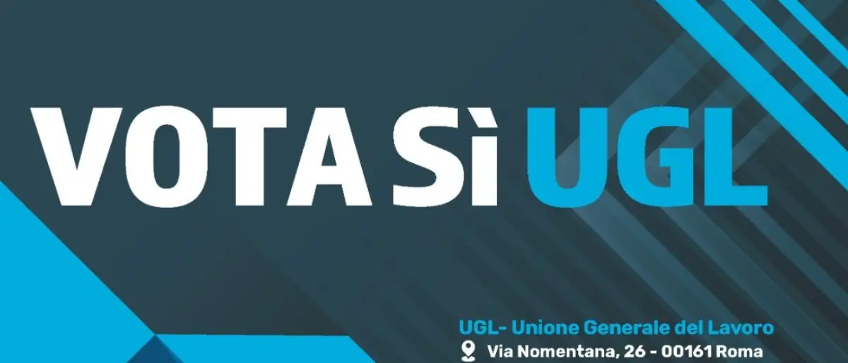 UGL invita al Sì: «Imparzialità, trasparenza e fiducia nella giustizia»\n