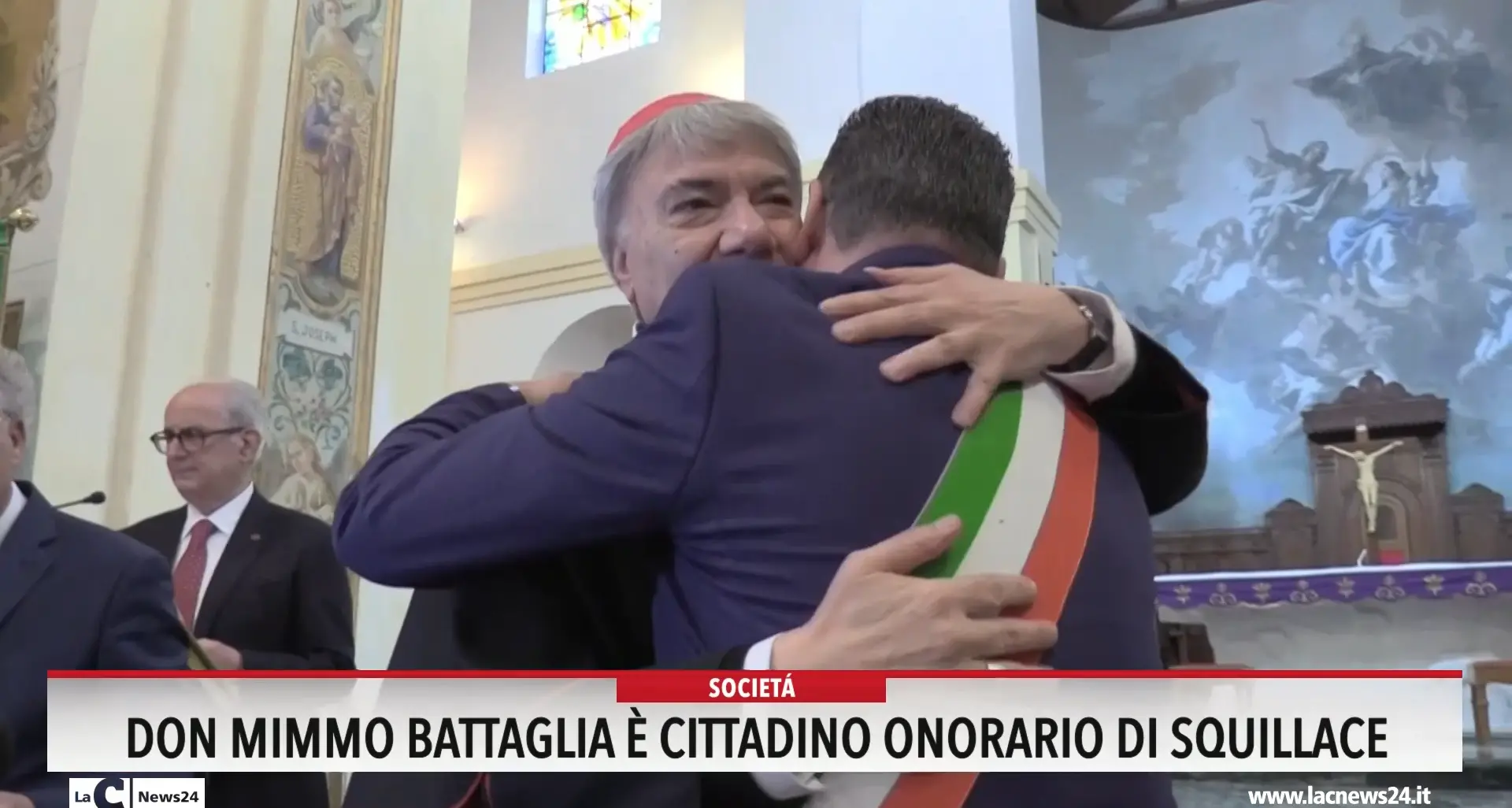 Don Mimmo Battaglia è cittadino onorario di Squillace