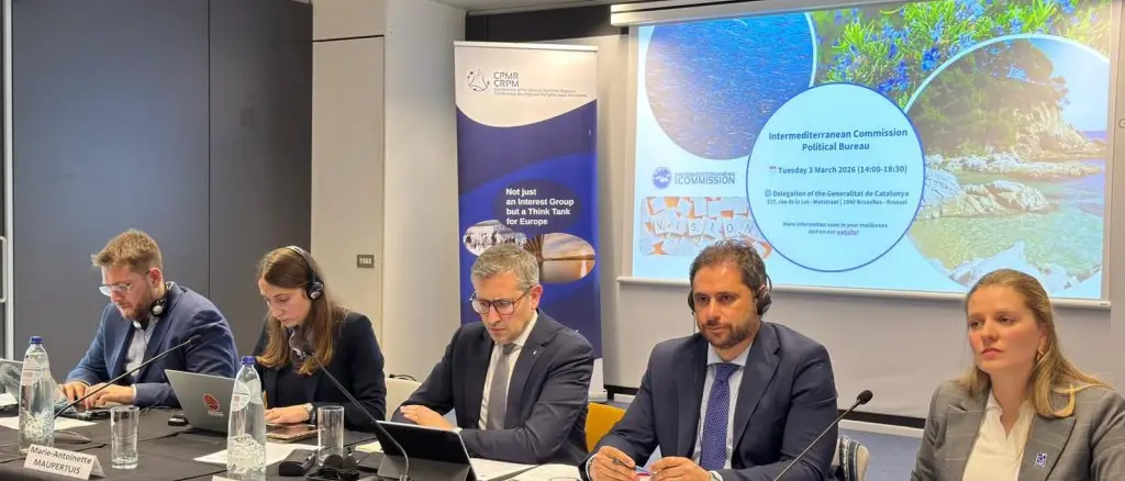 Patto per il Mediterraneo, a Bruxelles l’assessore regionale Montuoro guida il confronto ruolo strategico delle Regioni