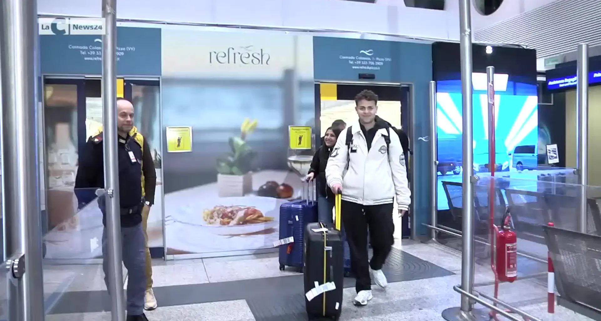 Arrivo degli studenti calabresi da Dubai