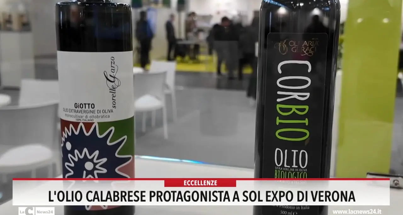 L'olio calabrese protagonista a Sol Expo di Verona