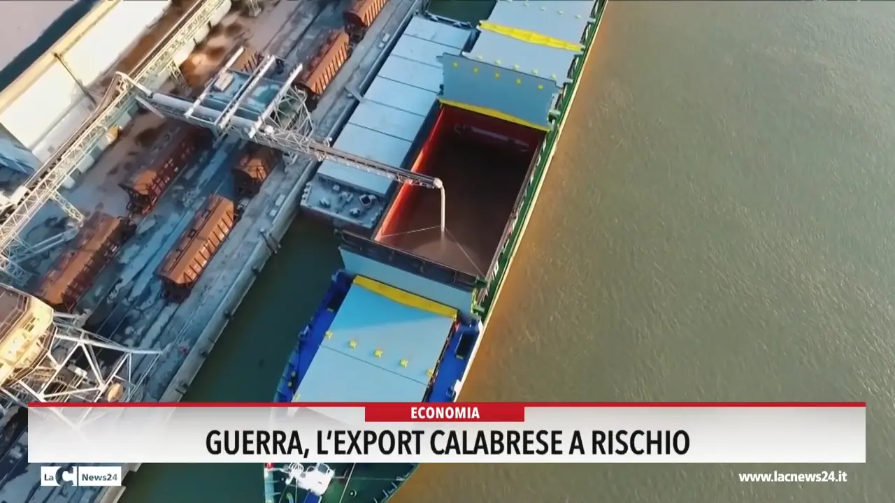 Guerra, l'export calabrese a rischio