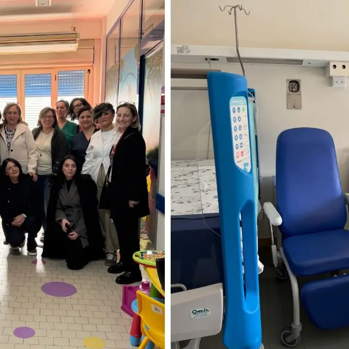L’IC Pentimalli-Paolo VI-Campanella di Gioia Tauro dona due poltrone al reparto di Pediatria di Polistena\n