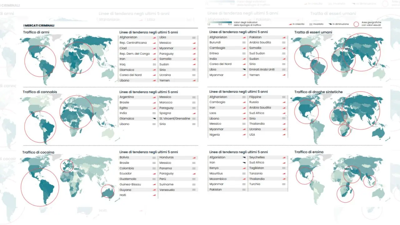 ’Ndrangheta, la relazione dei Servizi segreti: «Centrale nel narcotraffico, benefici per le mafie dalle tensioni geopolitiche»\n