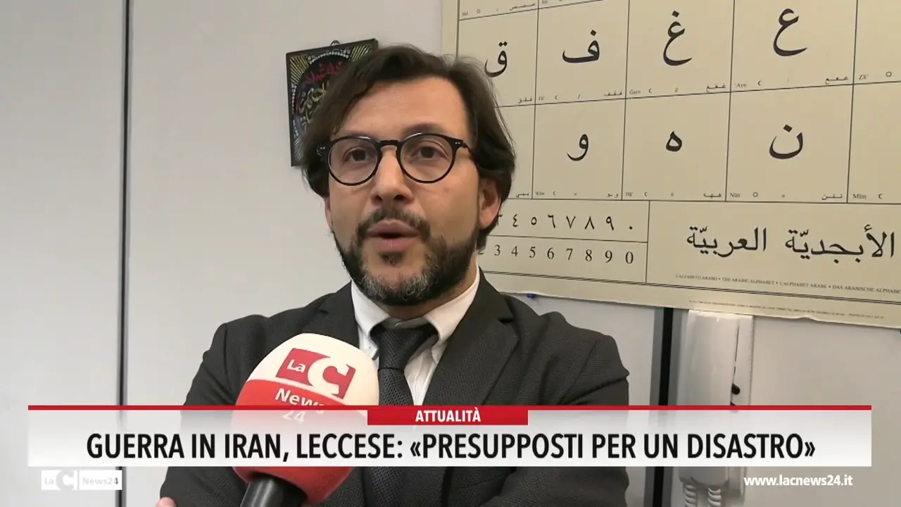 Guerra in Iran, Leccese: «Presupposti per un disastro»