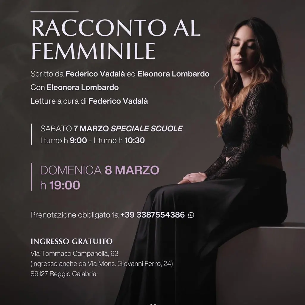 Racconto al femminile: domenica 8 marzo monologo teatrale al Museo diocesano\n