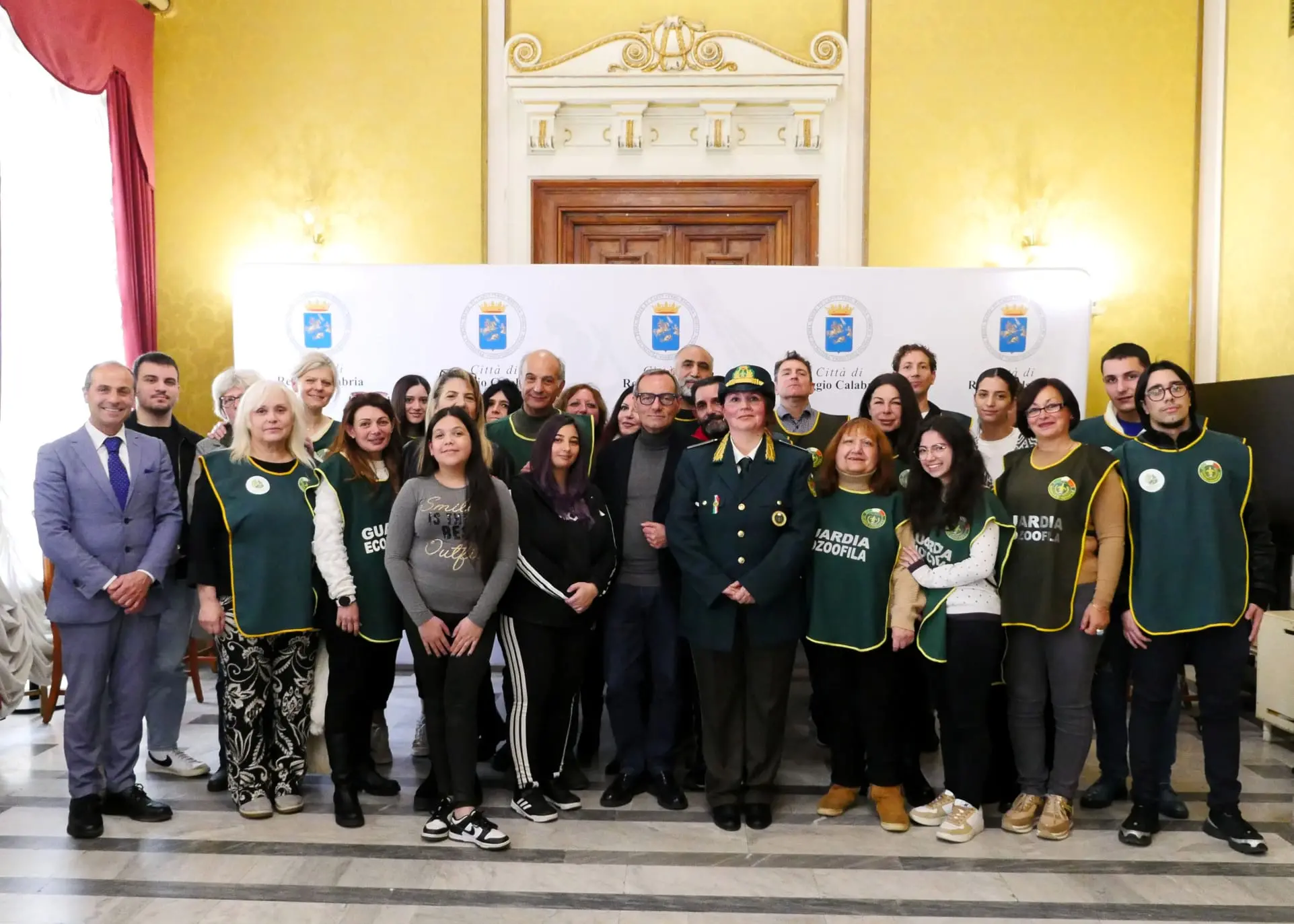 Reggio, a\u00A0Palazzo San Giorgio giurano 32 nuovi volontari ambientali\n