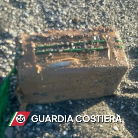 Un pacco di droga sulla spiaggia di Curinga: la Guardia costiera di Vibo sequestra 62 chili di hashish\n