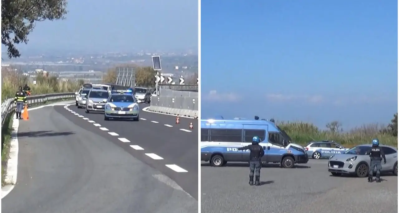 Controlli di polizia prima di Vibonese-Savoia: identificati 250 tifosi campani a Pizzo dopo gli scontri con i supporter del Frosinone incontrati sull’A2\n