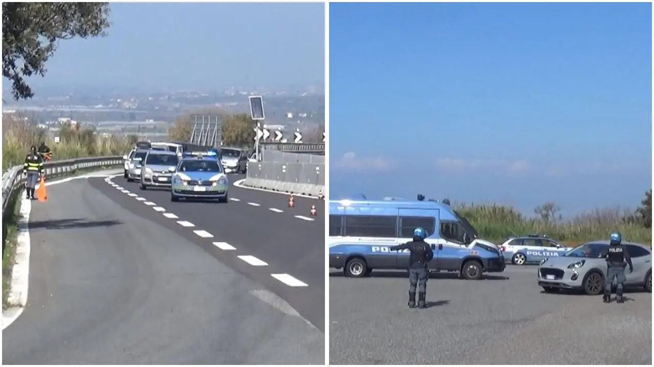 Controlli di polizia prima di Vibonese-Savoia: identificati 250 tifosi campani a Pizzo dopo gli scontri con i supporter del Frosinone incontrati sull’A2\n