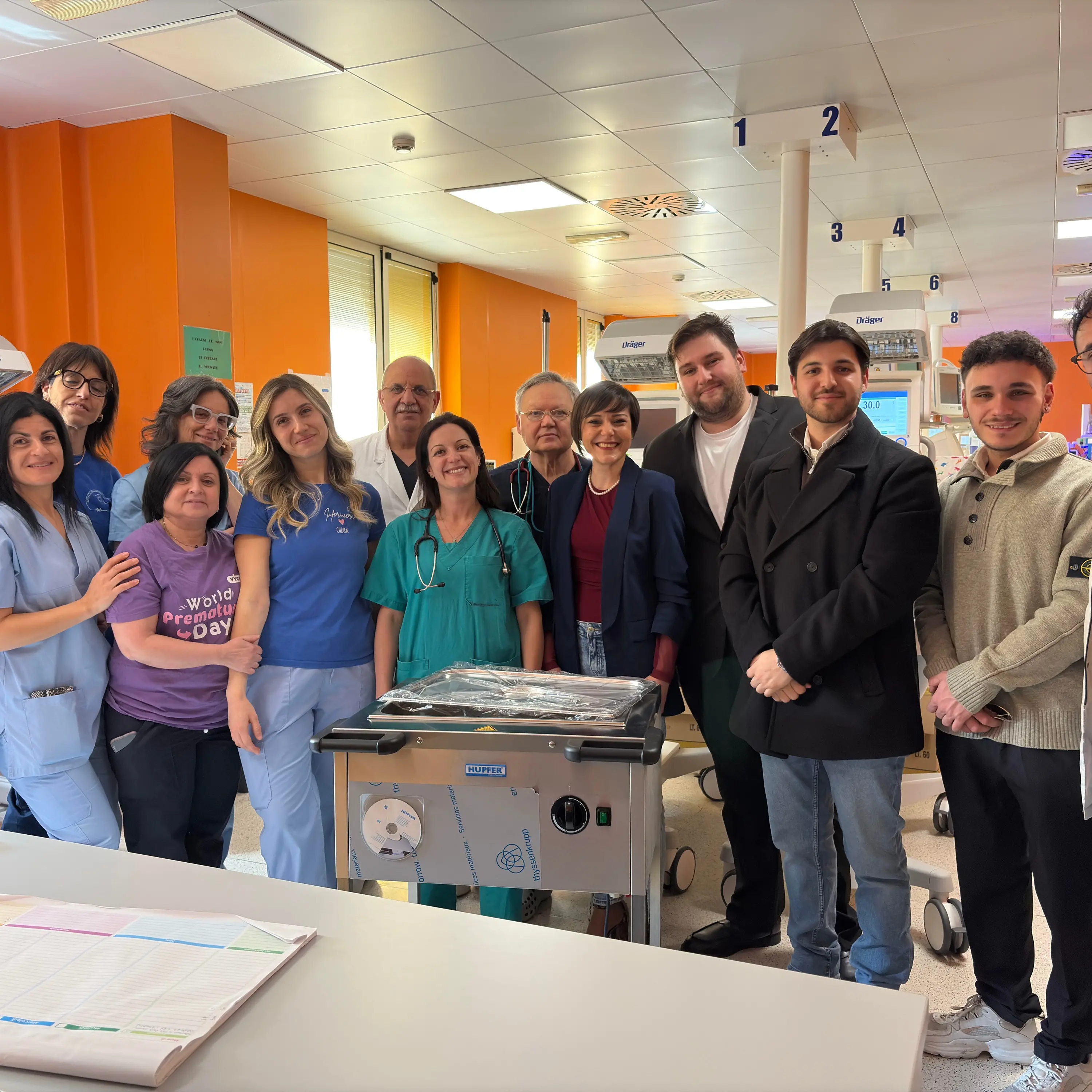 Italia del Meridione dona uno scaldabiberon alla Neonatologia dell’Annunziata di Cosenza\n