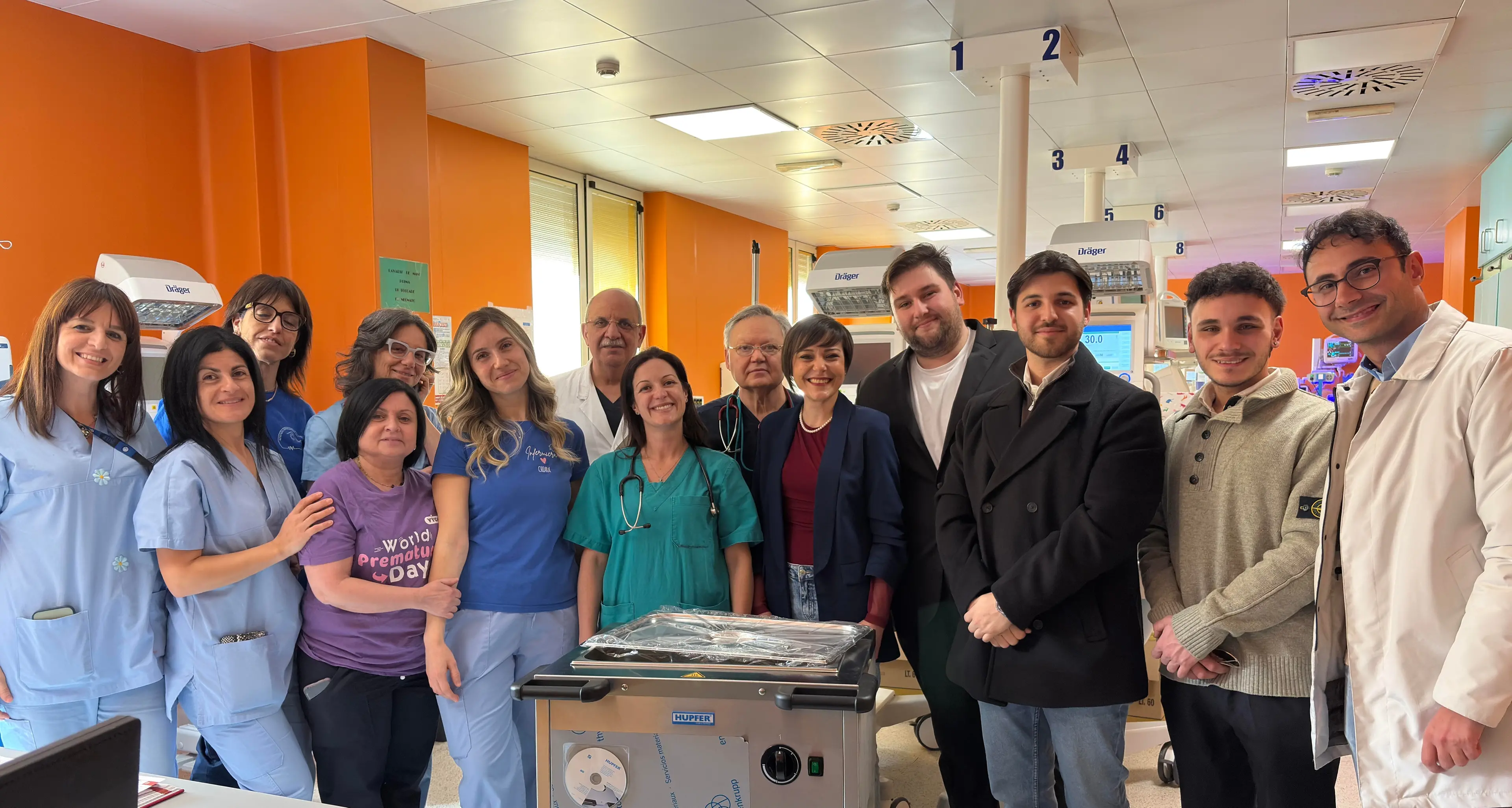 Italia del Meridione dona uno scaldabiberon alla Neonatologia dell’Annunziata di Cosenza\n