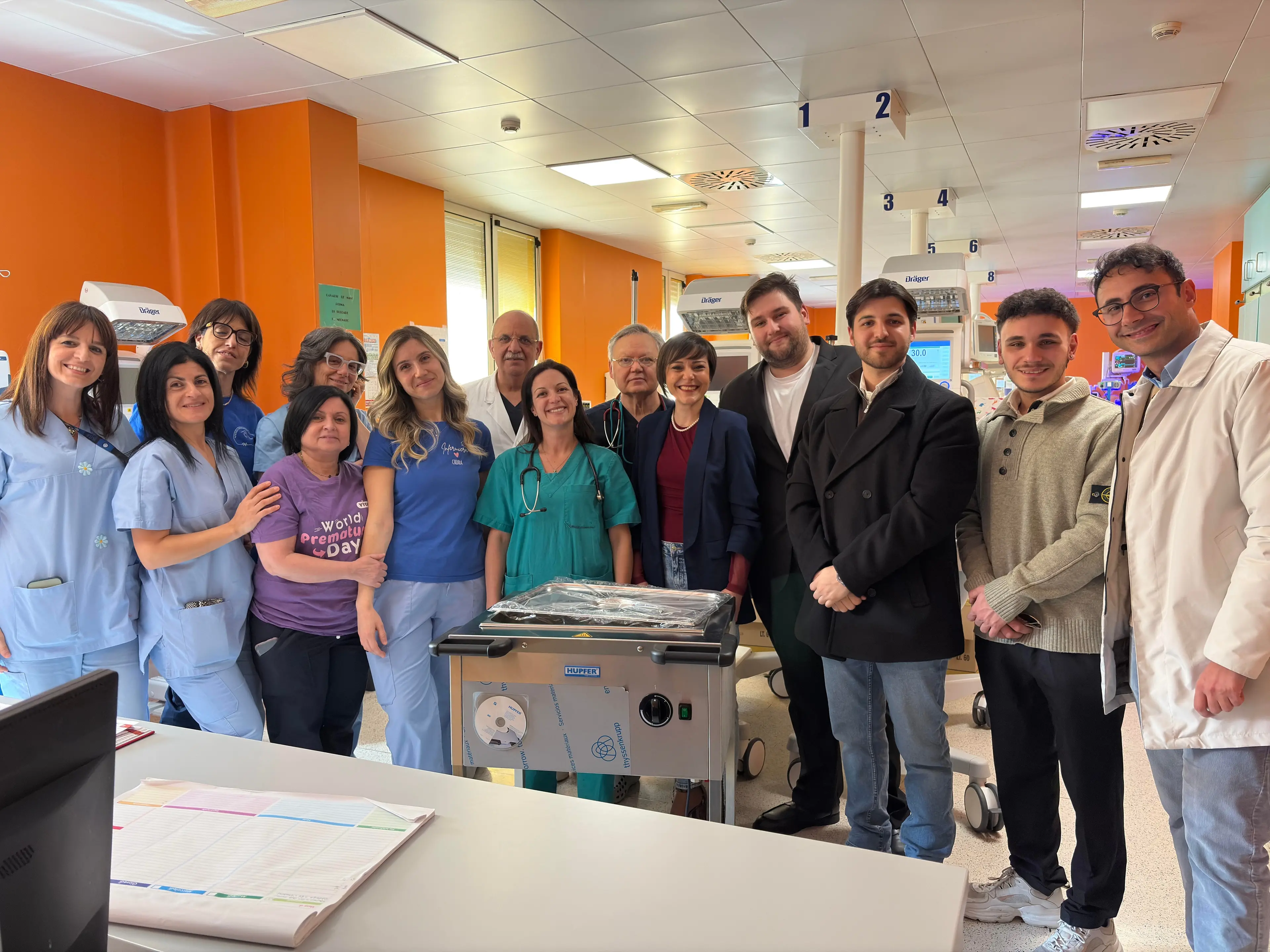 Italia del Meridione dona uno scaldabiberon alla Neonatologia dell’Annunziata di Cosenza\n