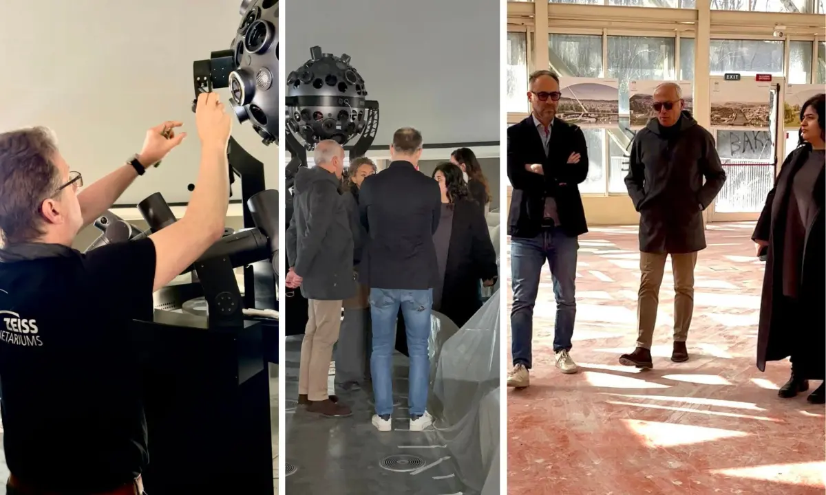 Cosenza, sopralluogo al Planetario con i tecnici della Zeiss: il sistema è recuperabile\n