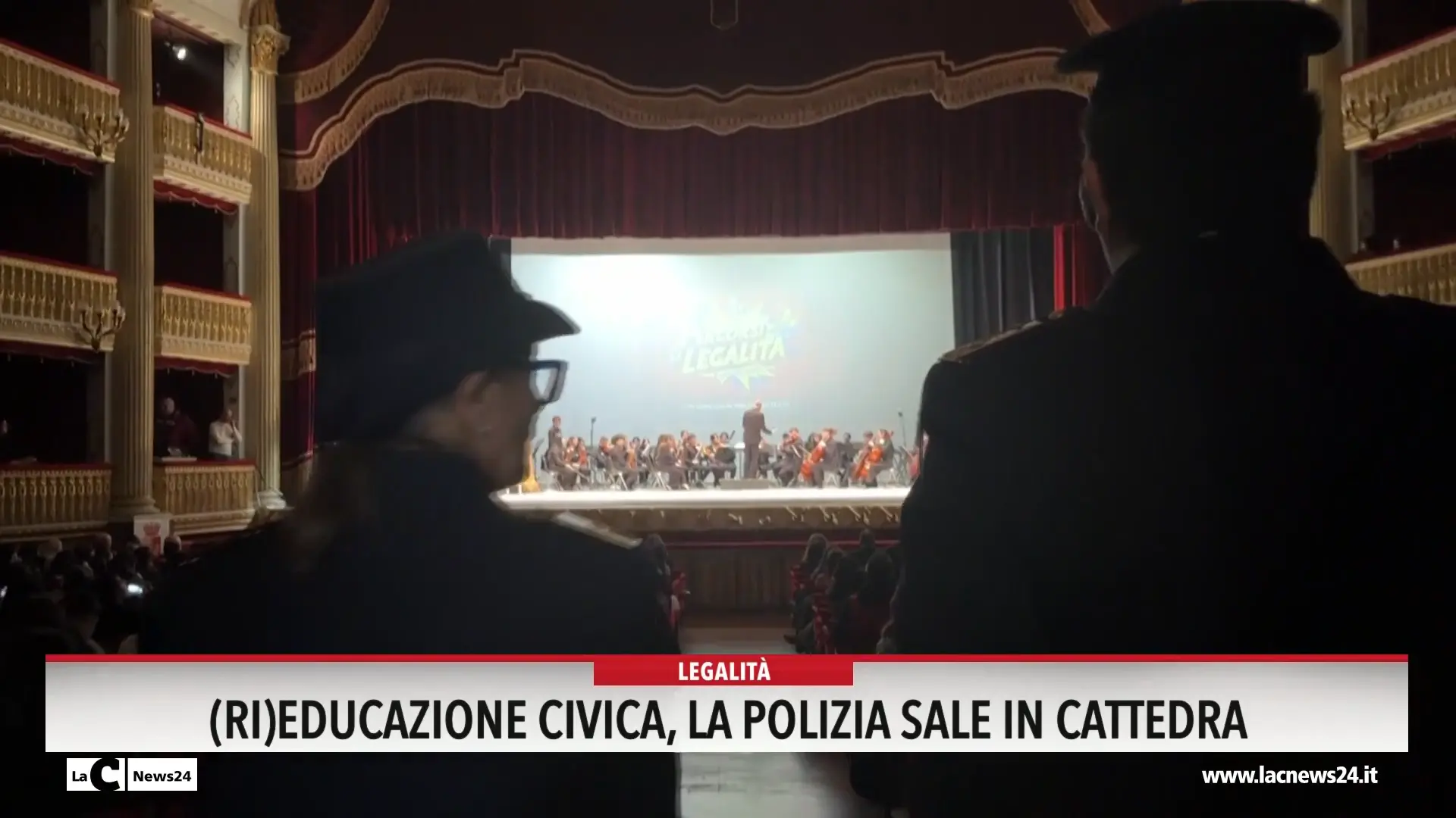 Rieducazione civica la polizia sale in cattedra
