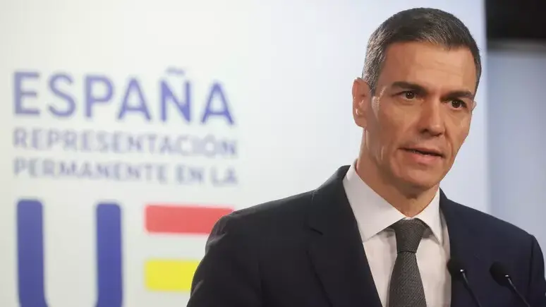 <p>Il presidente spagnolo Sanchez - Foto&nbsp;Ansa</p>\\n