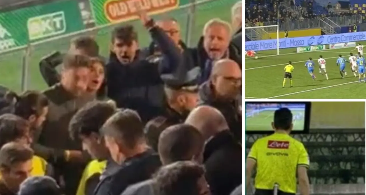 Serie B, tensione dopo Carrarese-Catanzaro, il designatore arbitrale Rocchi lascia lo stadio sotto scorta\n