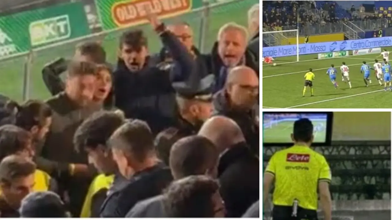 Serie B, tensione dopo Carrarese-Catanzaro, il designatore arbitrale Rocchi lascia lo stadio sotto scorta\n