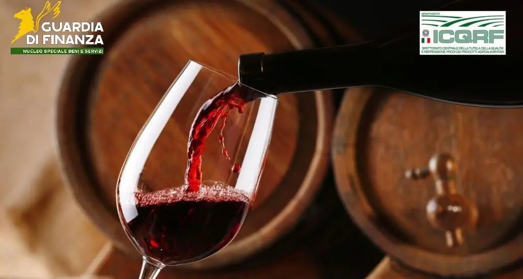 Sequestrati 2 milioni e mezzo di falsi vini Dop e Igp per un valore di oltre 4 milioni di euro: 24 denunciati\n