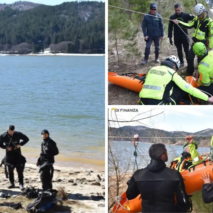 Il Nucleo sommozzatori di Vibo della Gdf in Sila per la\u00A0prima esercitazione congiunta con il Soccorso alpino\n