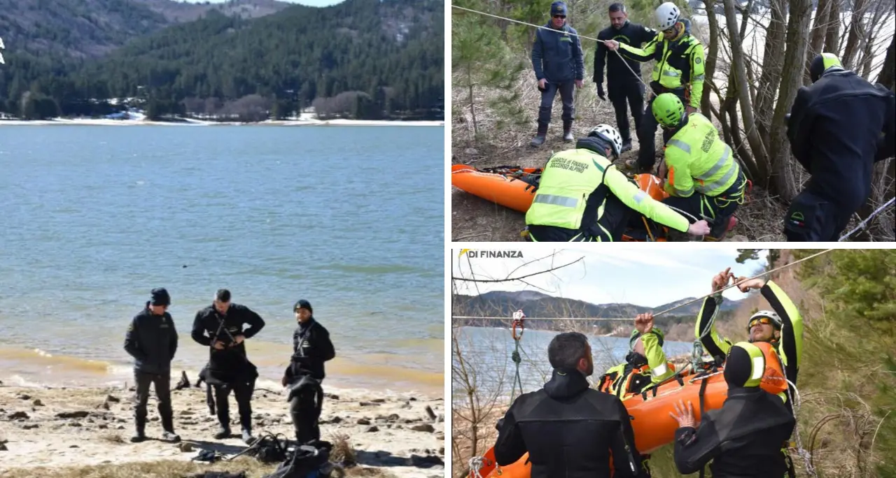 Il Nucleo sommozzatori di Vibo della Gdf in Sila per la\u00A0prima esercitazione congiunta con il Soccorso alpino\n