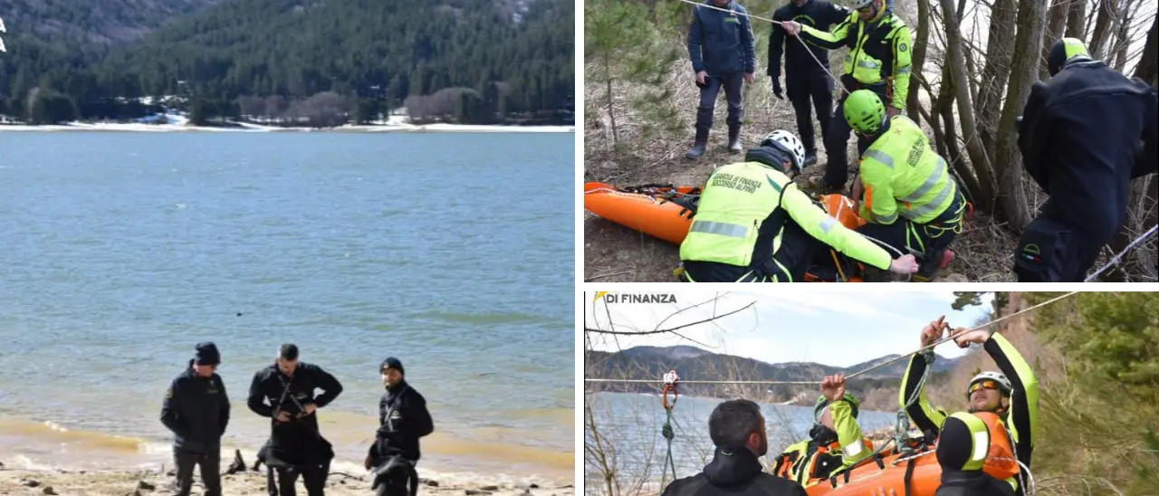 Il Nucleo sommozzatori di Vibo della Gdf in Sila per la\u00A0prima esercitazione congiunta con il Soccorso alpino\n