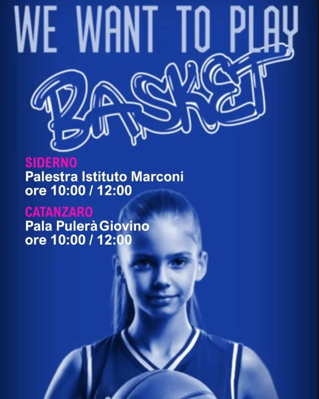 La pallacanestro si tinge di rosa, a Catanzaro “We want to play basket”: la festa al femminile per gli appassionati dello sport