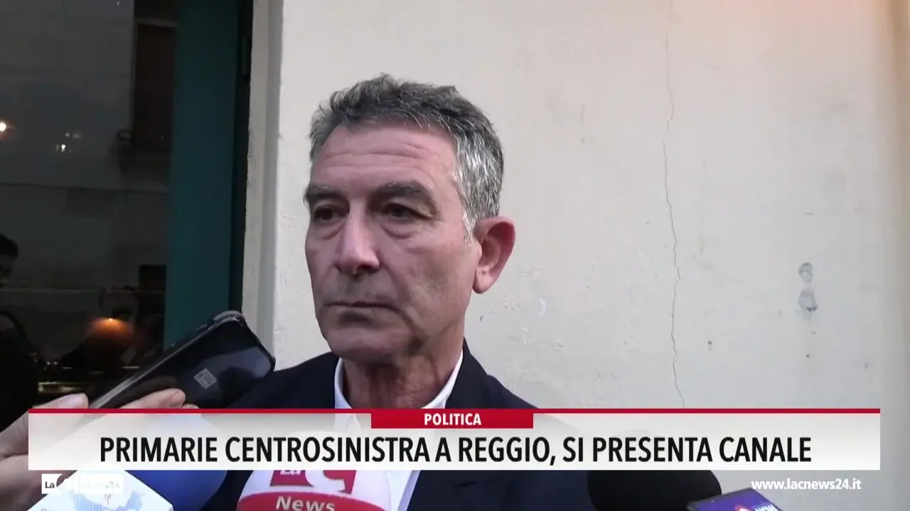 Primarie Centrosinistra a Reggio, si presenta Canale