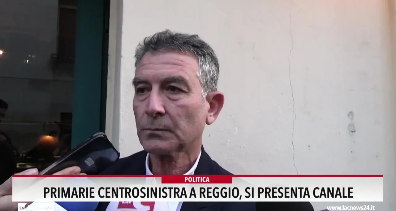 Primarie Centrosinistra a Reggio, si presenta Canale