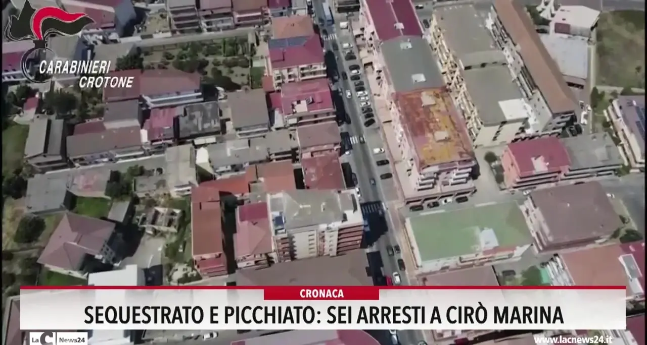 Sequestrato e picchiato, sei arresti a Cirò Marina