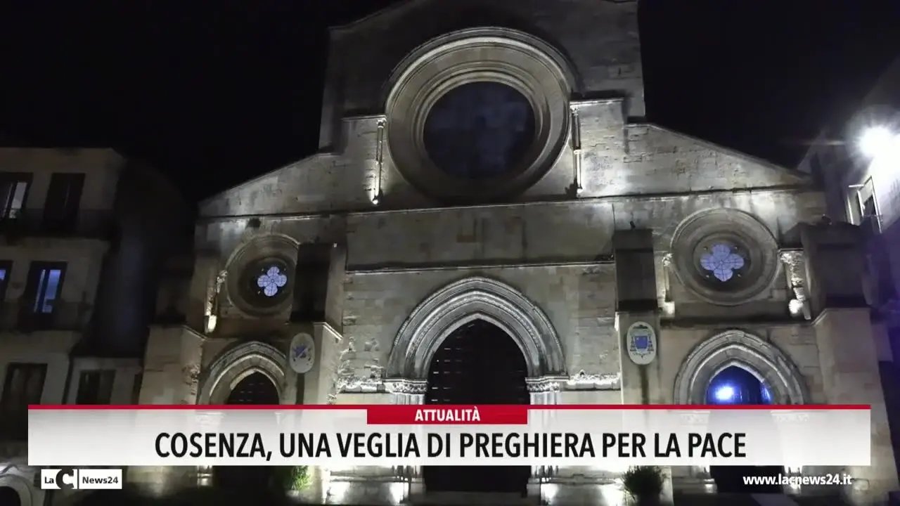Cosenza, una veglia di preghiera per la pace