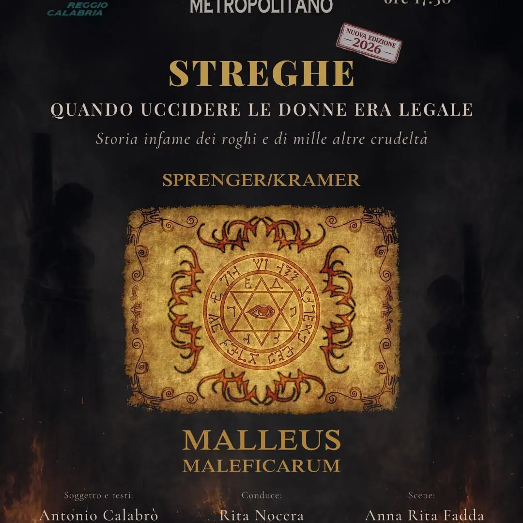 L’8 marzo al Cineteatro Metropolitano “Streghe! Quando uccidere le donne era legale”: teatro e memoria per riflettere sui diritti\n