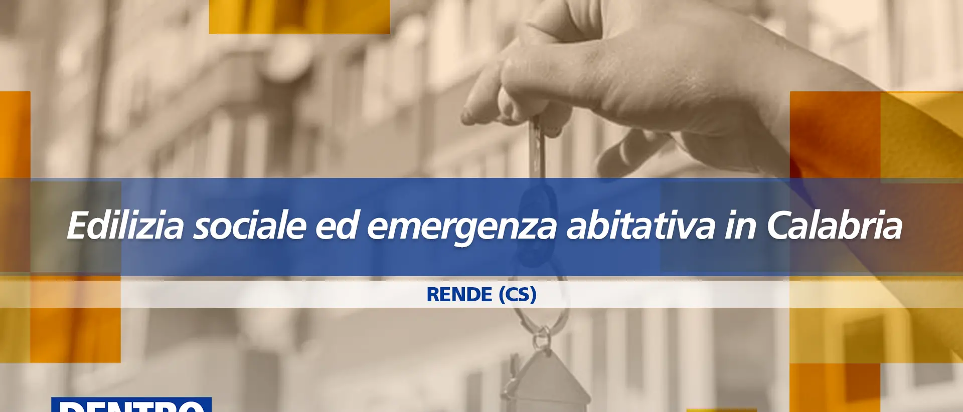 Garantire a tutti i calabresi un alloggio dignitoso: a Dentro la notizia parla il commissario Aterp Iannini\n