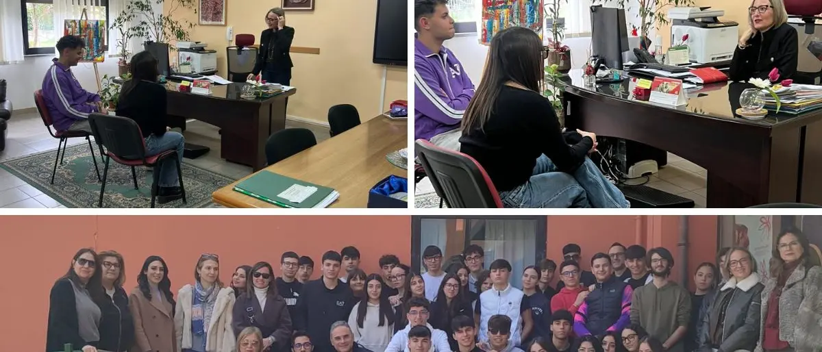 Castrovillari, Mirko e Azzurra tornano in classe dopo Dubai: striscione e abbracci al Mattei\n