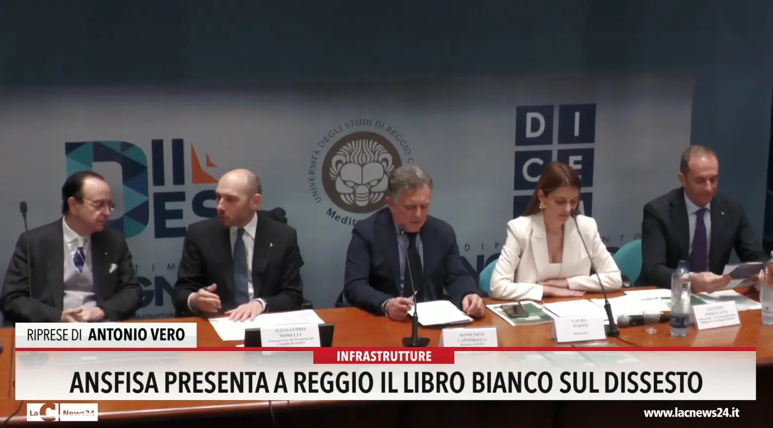 Ansfisa presenta a Reggio il libro bianco sul dissesto