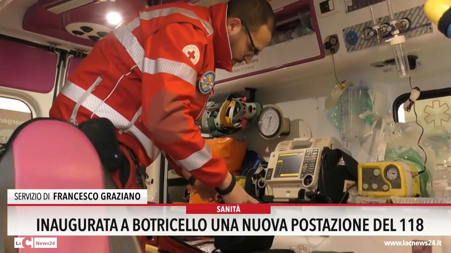 Inaugurata a Botricello una nuova postazione del 118
