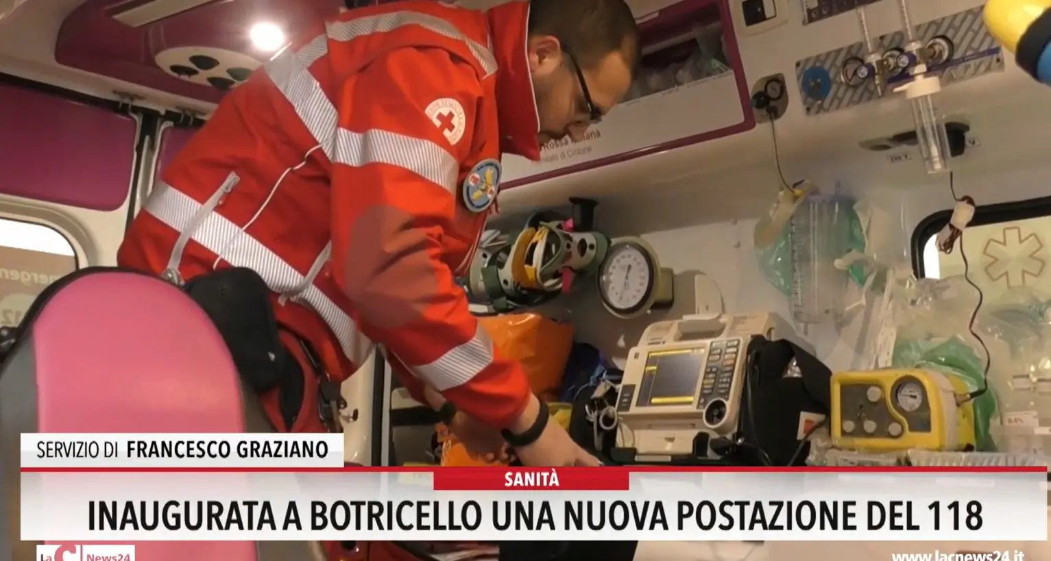 Inaugurata a Botricello una nuova postazione del 118