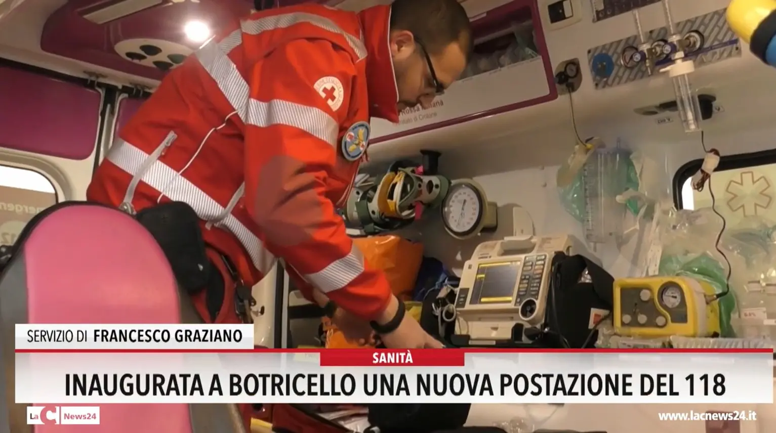 Inaugurata a Botricello una nuova postazione del 118