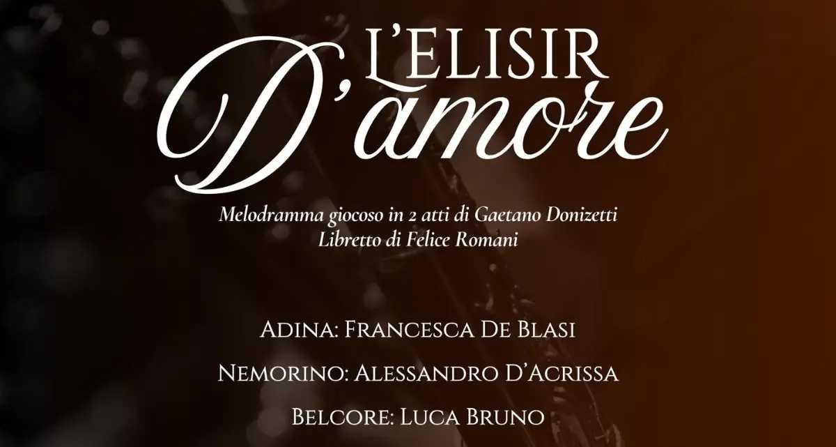 Morano Calabro, “L’Elisir d’amore” al Teatro Troisi: opera in scena l’8 marzo\n