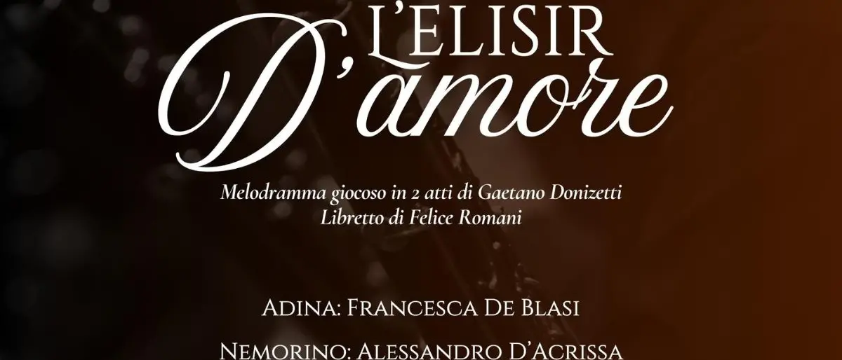 Morano Calabro, “L’Elisir d’amore” al Teatro Troisi: opera in scena l’8 marzo\n