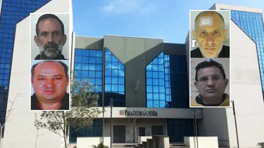 <p>In foto da sinistra verso destra: Fortunato Tavella e in basso Francesco Mesiano, Pasquale Pititto e in basso Nazzareno Prostamo</p>\\n