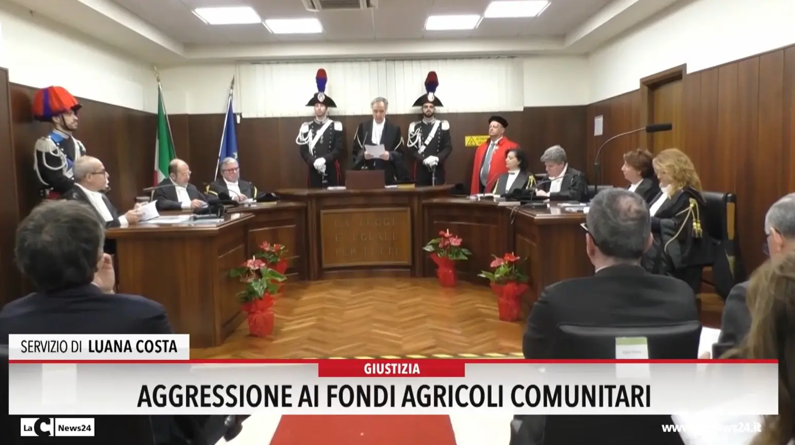 Aggressione ai fondi agricoli comunitari