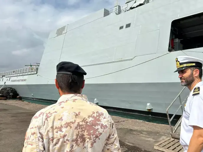 Oltre 160 militari italiani sulla fregata missilistica in difesa di Cipro