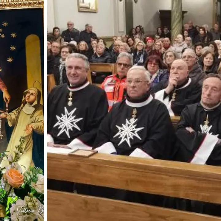 Tropea apre l’Anno giubilare francescano: il quadro della Madonna di Pompei accolto nella chiesa dei Frati minori\n