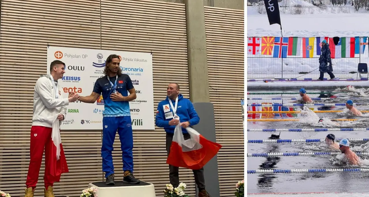 Il calabrese Egor Tropeano trionfa ai Mondiali di Nuoto invernale: tripletta nella rana nelle acque gelide della Finlandia\n