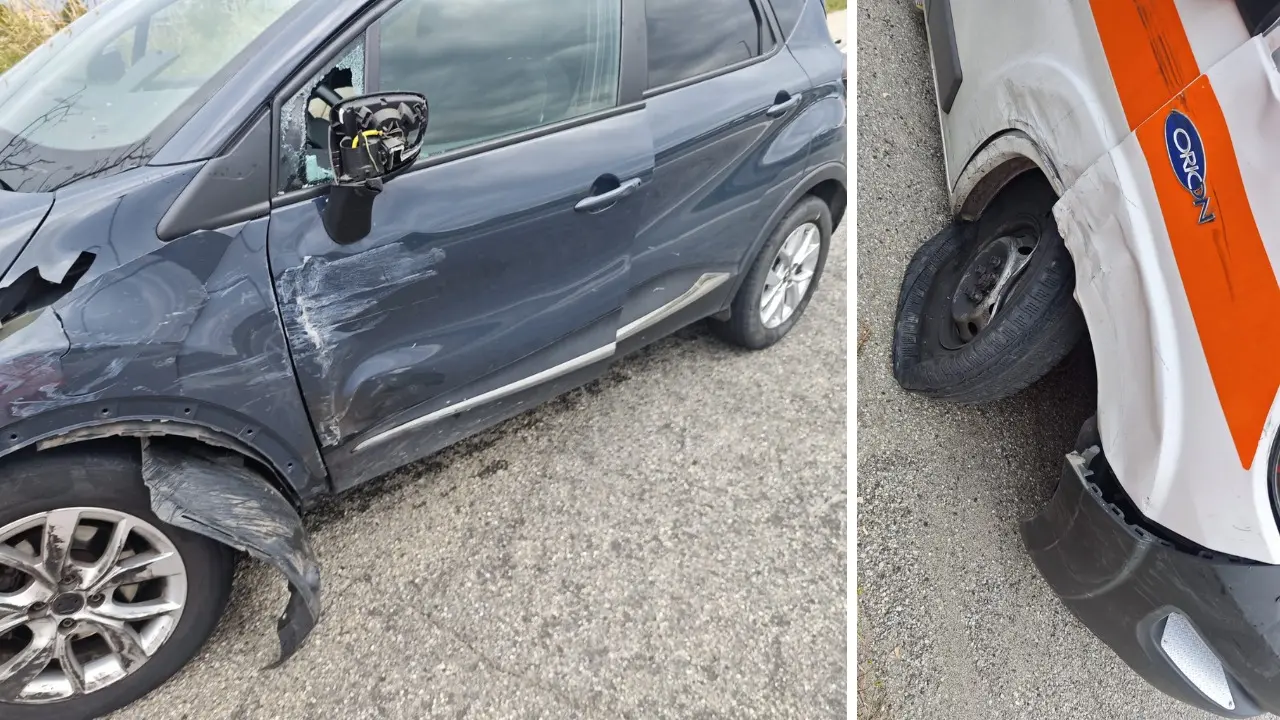 Vibo\u00A0incidente sulla Statale 606,\u00A0scontro\u00A0tra un’auto e un’ambulanza: due feriti\n