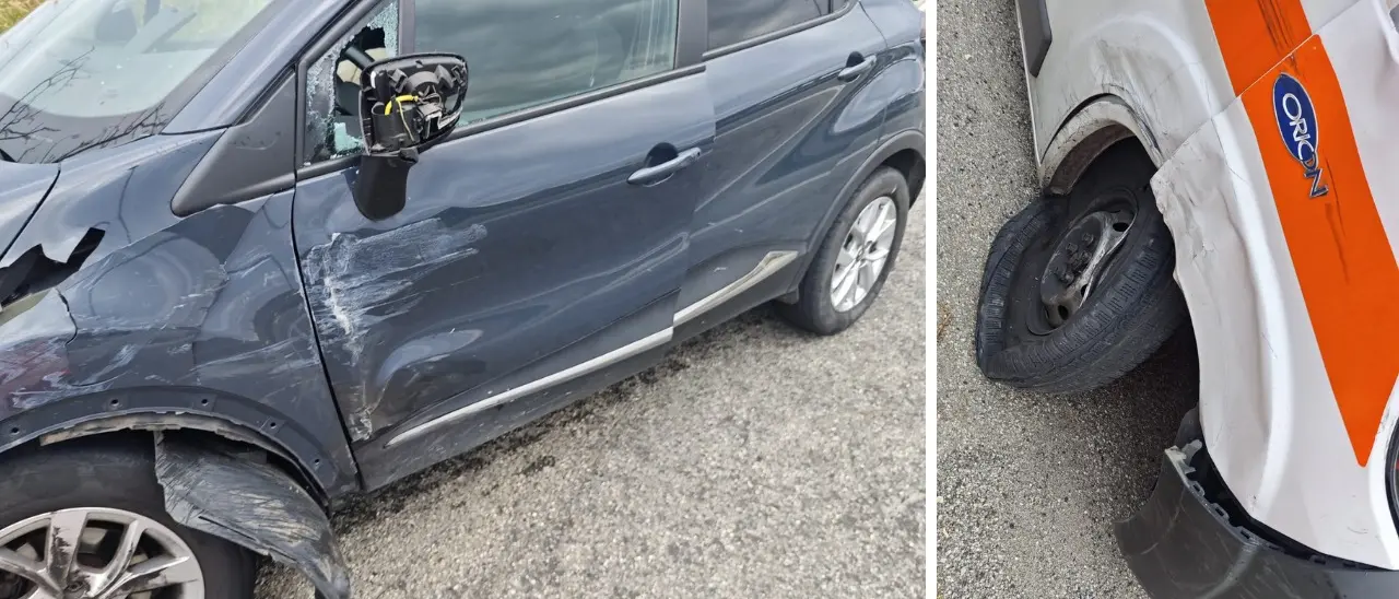 Vibo\u00A0incidente sulla Statale 606,\u00A0scontro\u00A0tra un’auto e un’ambulanza: due feriti\n