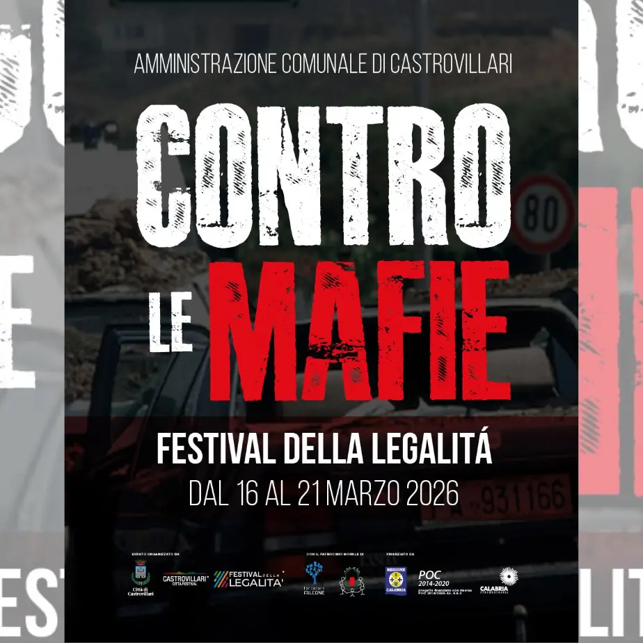 Contro le mafie,\u00A0Castrovillari dà il via al Festival della Legalità 2026: tra gli ospiti Giletti, Mieli e Ranucci\n
