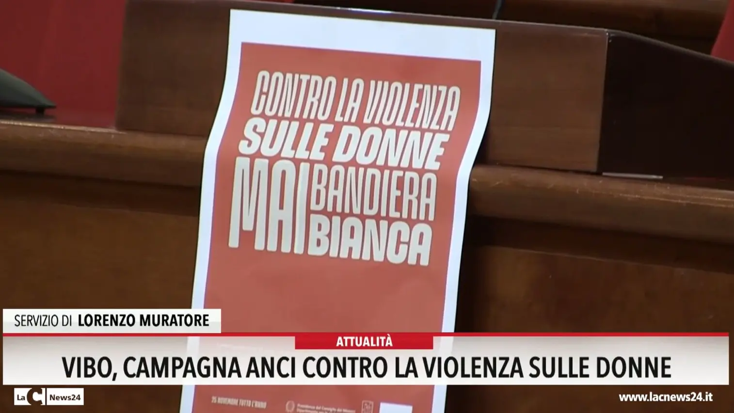 Vibo, campagna Anci contro la violenza sulle donne